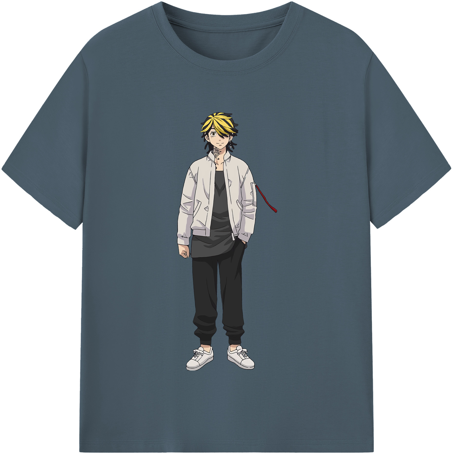 （画像用） 東京リベンジャーズ Tokyo Revengers 綿100％半袖Tシャツ（フロントプリント）